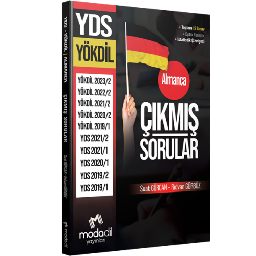 Modadil Yayınlar Almanca YDS - YÖKDİL Çıkmış Sorular Suat Gürcan