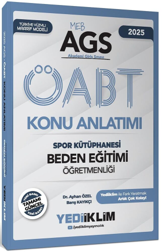 MEB-AGS ÖABT Kitapları,Konu Anlatımlı, - Yediiklim Yayınevi - Yediikli