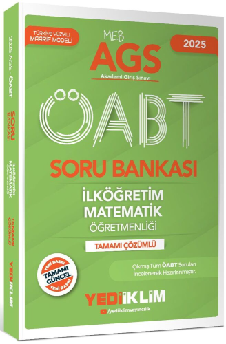 MEB-AGS ÖABT Kitapları,Soru Bankası, - Yediiklim Yayınevi - Yediiklim 