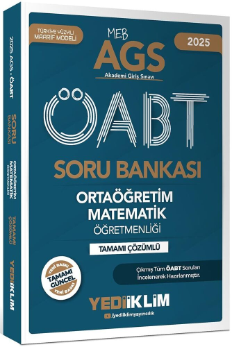 MEB-AGS ÖABT Kitapları,Soru Bankası, - Yediiklim Yayınevi - Yediiklim 