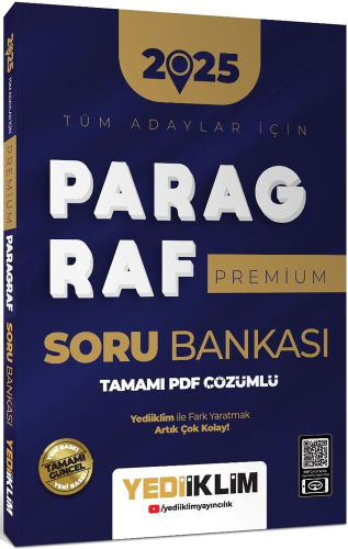 Yediiklim Yayınları 2025 Tüm Adaylar İçin Paragraf Premium Serisi Tama