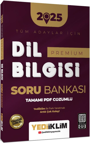 Yediiklim Yayınları 2025 Tüm Adaylar İçin Dil Bilgisi Premium Serisi T