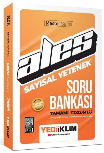 Yediiklim Yayınları 2025 ALES Sayısal Yetenek Tamamı Çözümlü Soru Bank