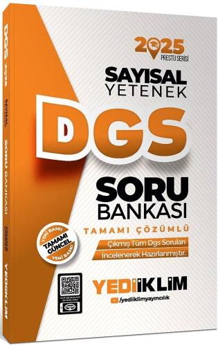 Yediiklim Yayınları 2025 DGS Sayısal Yetenek Tamamı Çözümlü Soru Banka