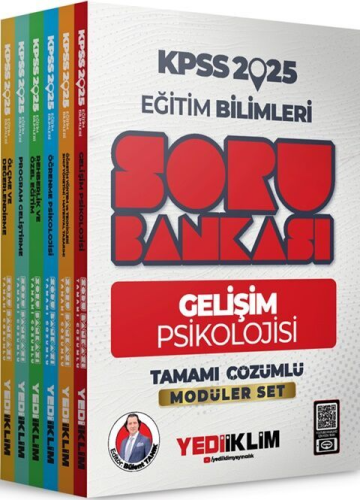 Yediiklim Yayınları 2025 KPSS Eğitim Bilimleri Tamamı Çözümlü Modüler 