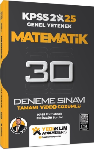 Yediiklim Yayınları 2025 KPSS Genel Yetenek Atölye Serisi Matematik Ta