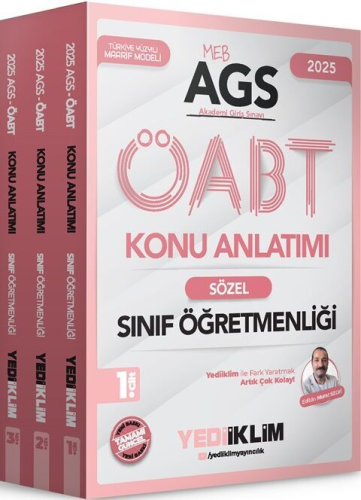 MEB-AGS ÖABT Kitapları,Konu Anlatımlı, - Yediiklim Yayınevi - Yediikli