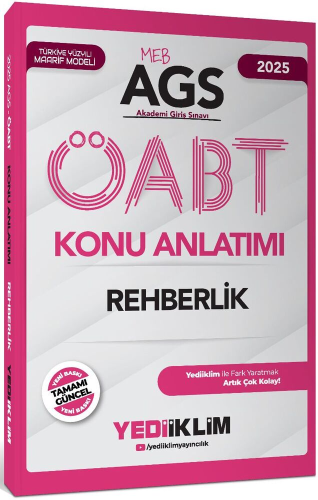 MEB-AGS ÖABT Kitapları,Konu Anlatımlı, - Yediiklim Yayınevi - Yediikli