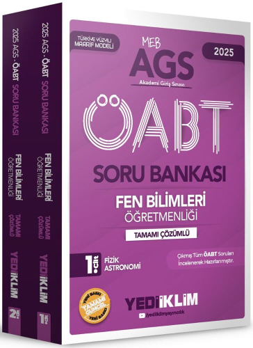 MEB-AGS ÖABT Kitapları,Soru Bankası, - Yediiklim Yayınevi - Yediiklim 