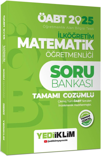 Yediiklim Yayınları 2025 ÖABT İlköğretim Matematik Öğretmenliği Tamamı