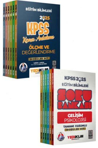 Yediiklim Yayınları 2025 KPSS Eğitim Bilimleri Modüler Konu Anlatımı v