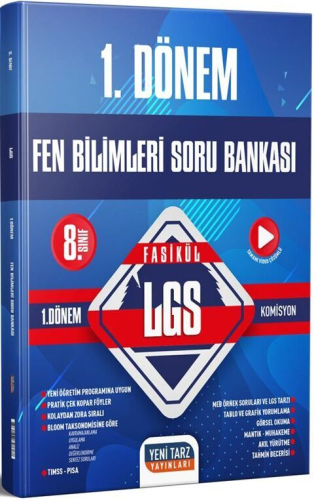 Yeni Tarz Yayınları 8. Sınıf Fen Bilimleri 1. Dönem Soru Bankası Komis