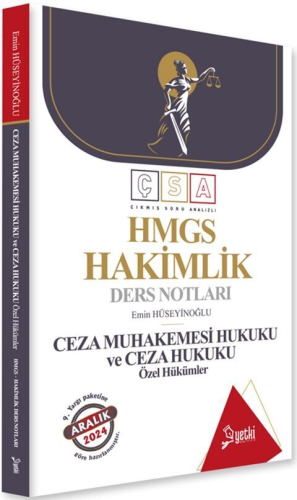 Yetki Yayınları 2024 HMGS Hakimlik Ceza Muhakemesi Hukuku ve Ceza Huku