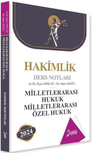 Yetki Yayınları 2024 Hakimlik Milletlerarası Hukuk Milletlerarası Özel