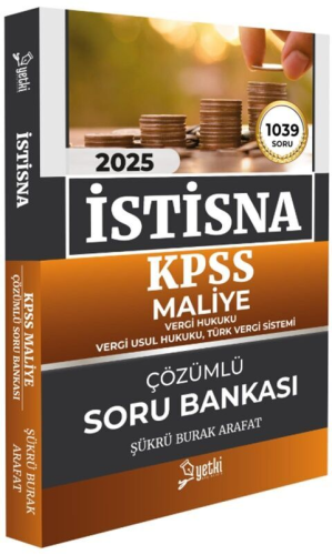 Yetki Yayınları 2025 İstisna KPSS A Grubu Maliye Çözümlü Soru Bankası 