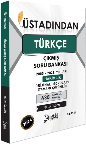 Yetki Yayınları Üstadından Türkçe Çıkmış Soru Bankası Yelda Ülgen