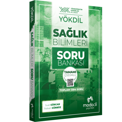 ​Modadil Yayınları YÖKDİL Sağlık Bilimleri Tamamı Çözümlü Soru Bankası