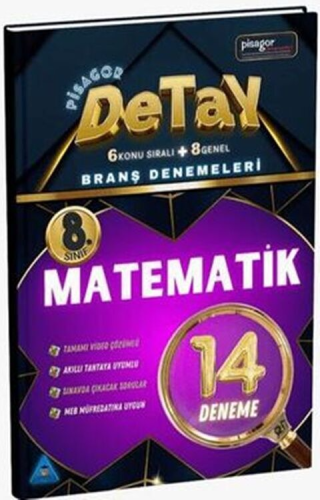 Zeka Küpü Yayınları 8. Sınıf Matematik Pisagor Detay 14'lü Branş Denem