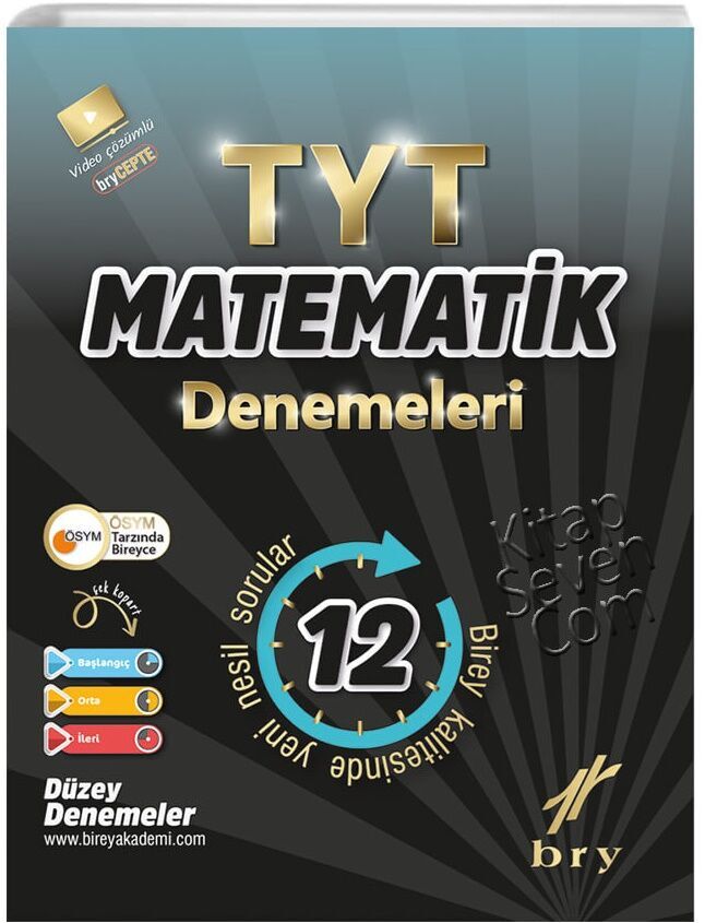 Birey Yayınları TYT Matematik 12 Li Denemeleri Komisyon